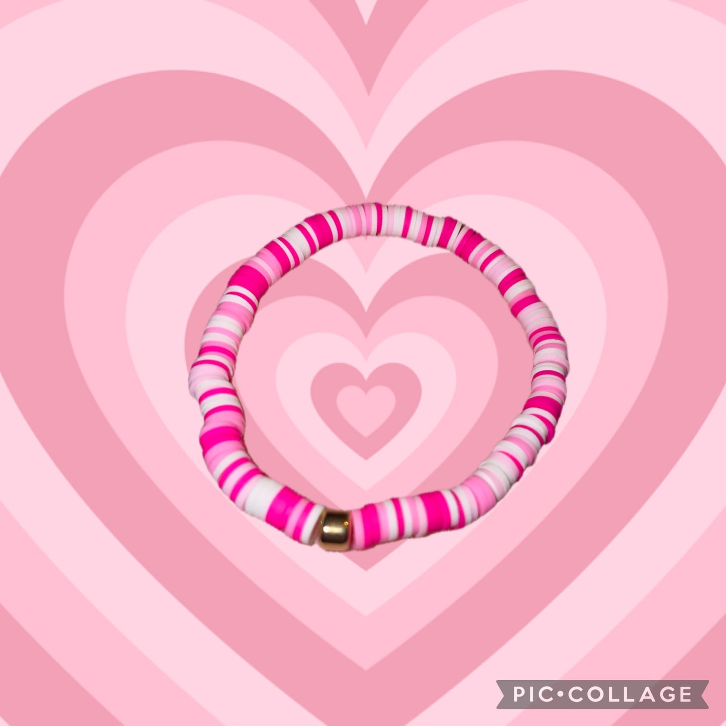 Mixed pink bracelet